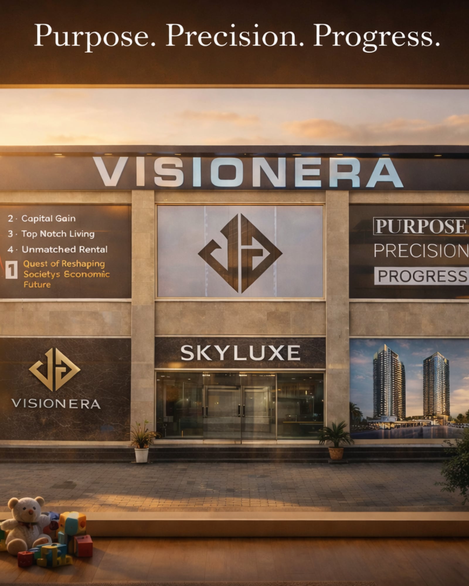 Visionera Group's vision and purpose behind its developments