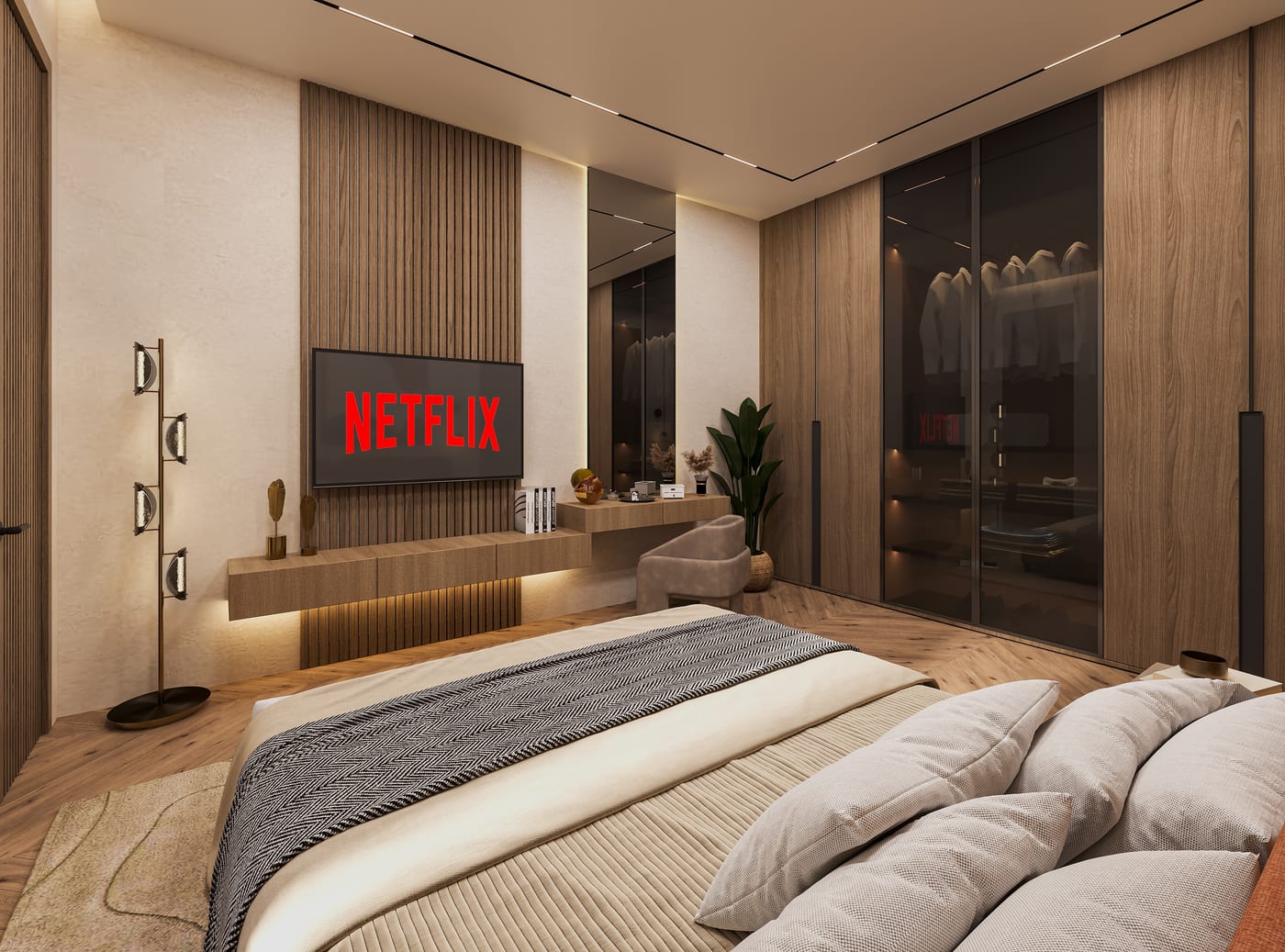 SKYLUXE one bedroom apartment interior